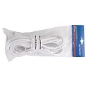 HEITRONIC Cable de extensión con cierre de seguridad para niños, blanco 500cm