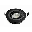 Luz downlight DL7801 redondo, giratorio GU5.3 und GU10 IP20, negro regulable