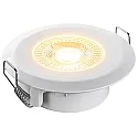 HEITRONIC LED Recessed spot DL7202, Ø82mm, 38°, 5W, 3000K, 380lm, IP44, white