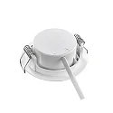 HEITRONIC LED Recessed spot DL7202, Ø82mm, 38°, 5W, 3000K, 380lm, IP44, white