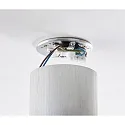 Surface mounted spot ADL9001, round, GU10, IP20, 25° swiveling, brushed aluminum
