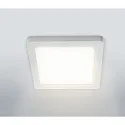 HEITRONIC LED Panel SELESTO, Clip-on System, 164mm, 12W, 3000/4000/6000K, 1100lm, square, IP20, white