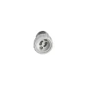 HEITRONIC Adaptador CERAMICS E27 ON GU10 simple, blanco