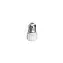 HEITRONIC Adaptador CERAMICS E27 ON GU10 simple, blanco