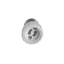 HEITRONIC Adaptador CERAMICS E27 ON GU10 simple, blanco
