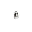 HEITRONIC Adaptador CERAMICS E27 ON E14 simple, blanco