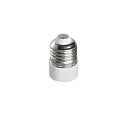HEITRONIC Adaptador CERAMICS E27 ON E14 simple, blanco