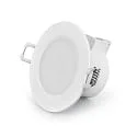 HEITRONIC Luminaria empotrable DL7003 redondo, CCT Switch IP65, blanco regulable 6,7W 550/630/610lm 3000/4000/6500K 100° CRI >80