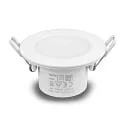 HEITRONIC Luminaria empotrable DL7003 redondo, CCT Switch IP65, blanco regulable 6,7W 550/630/610lm 3000/4000/6500K 100° CRI >80