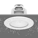 HEITRONIC Luminaria empotrable DL7003 redondo, CCT Switch IP65, blanco regulable 6,7W 550/630/610lm 3000/4000/6500K 100° CRI >80
