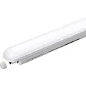 HEITRONIC Luminaria para locales húmedos SNAKE 60CM resistente a los impactos, conmutable IP65, blanco mate 