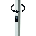HEITRONIC floor lamp LINEAR with sensor, tunable white, with touch dimmer, UGR < 16