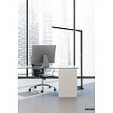 HEITRONIC floor lamp LINEAR with sensor, tunable white, with touch dimmer, UGR < 16