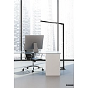 HEITRONIC floor lamp LINEAR with sensor, tunable white, with touch dimmer, UGR < 16