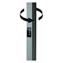 Luminaria de pedestal LINEAR con sensor, Tunable White, con regulador táctil, UGR < 16 IP20, plata mate regulable