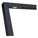 Luminaria de pedestal LINEAR con sensor, Tunable White, con regulador táctil, UGR < 16 IP20, plata mate regulable