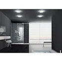 Helestra Luminaria de baño COSI 110 IP30, níquel mate, semisatinado regulable