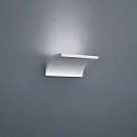 Luminaria de pared ADEO IP20, níquel mate regulable
