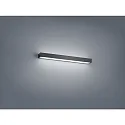 Luminaria de espejo THEIA 60 IP44, satinado, negro mate 
