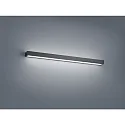 Luminaria de espejo THEIA 90 IP44, satinado, negro mate 
