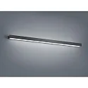 Luminaria de espejo THEIA 120 IP44, satinado, negro mate 