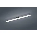 Luminaria de espejo LOOM 90 conmutable, con difusor IP44, negro mate 