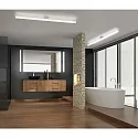 LED Wall luminaire LOOM 120 LED Mirror lamp IP44 chrome