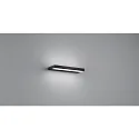 Luminaria de espejo SLATE 30 IP44, satinado, negro mate 