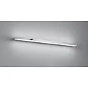Luminaria de espejo SLATE 90 IP44, cromo, satinado 