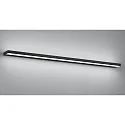 Luminaria de espejo SLATE 120 IP44, satinado, negro mate 