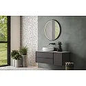 Helestra Espejo con iluminación VIDO Ø 60CM Tunable White, directa IP44, negro 