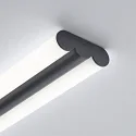 Helestra Luminaria de baño LOOM 90 IP44, negro mate 