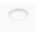 Helestra Luminaria de techo BIS CCT Switch, universal, multipower IP54, blanco mate 