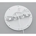 Helestra Luminaria de techo BIS CCT Switch, universal, multipower IP54, blanco mate 