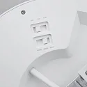 Helestra Luminaria de techo BIS CCT Switch, universal, multipower IP54, blanco mate 