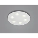 ceiling luminaire NOMI 6 flames, round LED IP20, white dimmable