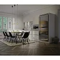 Helestra pendant luminaire OVE IP20, white dimmable