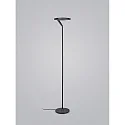 floor lamp ELARA with cord dimmer, ring shape IP20, black matt dimmable