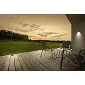 Helestra outdoor wall luminaire LUR tiltable IP54, graphite 