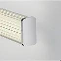 Helestra Luminaria de pared ALLA 60 conmutable IP44, cromo 