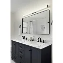 Helestra Luminaria de pared ALLA 90 conmutable IP44, cromo 
