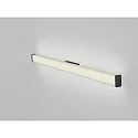 Luminaria de pared ALLA LED IP44, negro mate 