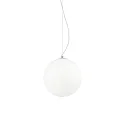 Luminaria colgante MAPA BIANCO SP1 D30 E27 IP20, blanco 