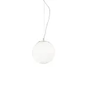 Luminaria colgante MAPA BIANCO SP1 D2 E27 IP20, blanco 