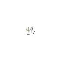 Ideal Lux Wall luminaire FIRENZE AP2, 2 flames, E14, antique white