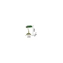 Table lamp LAWYER TL1, E27, antique brass