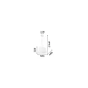 Ideal Lux Luminaria colgante CYLINDER SP1 D40 E27 IP20, cromo 