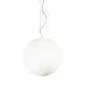 Luminaria colgante MAPA BIANCO SP1 D50 E27 IP20, blanco 