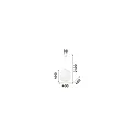 Luminaria colgante MAPA BIANCO SP1 D40 E27 IP20