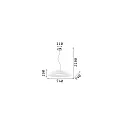 Ideal Lux Luminaria colgante LENA SP3 D74 de 3 llamas E27 IP20, blanco 